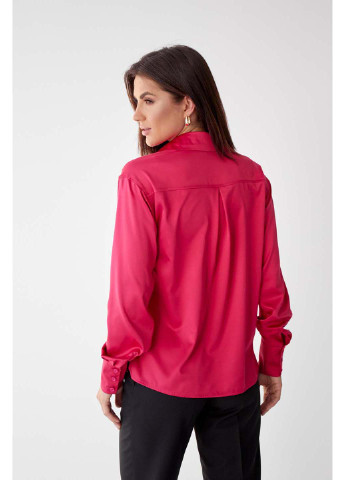 Малиновая демисезонная блуза SL-Fashion