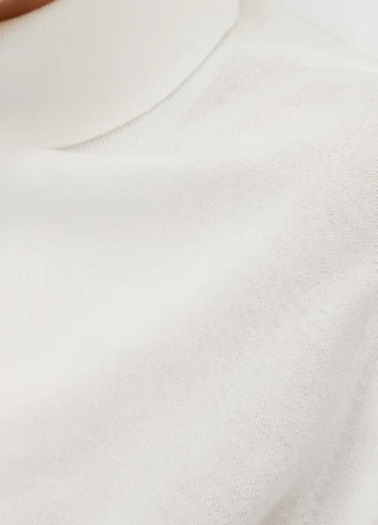 Білий демісезонний светр H&M