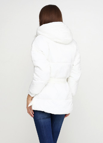 Белая демисезонная куртка Shuyuge