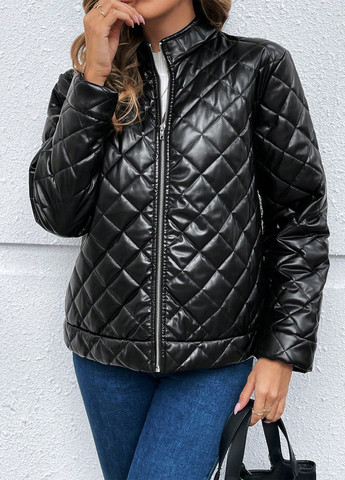 Черная зимняя куртка SHEIN