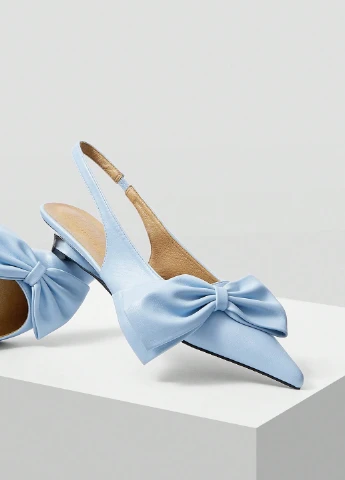 SHEIN Туфлі слінгбекі блакитний з штучна шкіра, китай — літо (323639102)