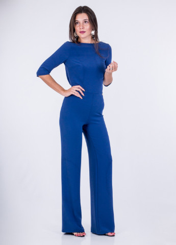 Комбінезон Sarah Chole комбінезон-брюки однотонний синій кежуал поліестер