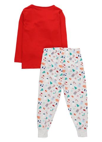 Червона всесезон піжама (лонгслів, штани) лонгслив + брюки Primark