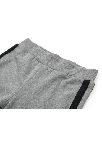 Серый демисезонный костюм десткий "no problems!" (13229-140g-gray) Breeze