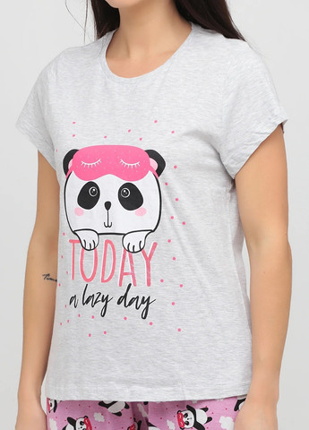 Комбінована всесезон піжама (футболка, штани) футболка + штани Studio