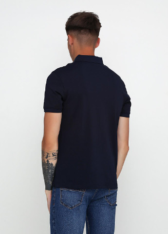 Темно-синяя футболка-поло для мужчин Anabel Arto с логотипом