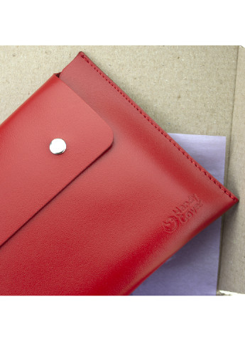 Подарочный женский набор №55: Тревел конверт + футляр для очков + обложка на паспорт (красный) HandyCover (237853355)