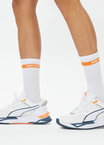 Белые носки (3 пары) UNITED4 надписи (329059790)