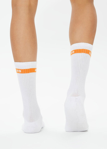 Белые носки (3 пары) UNITED4 надписи (329059790)