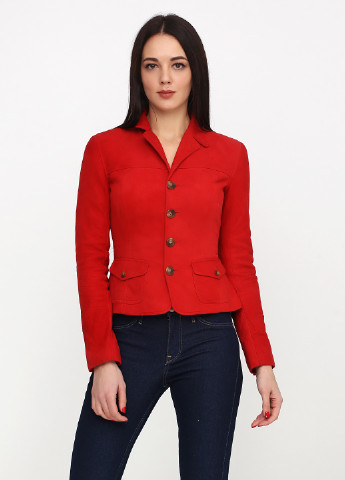 Красный кэжуал пиджак Ralph Lauren - однотонный - демисезонный