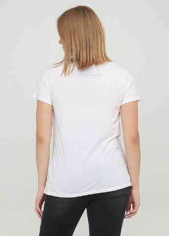 Белая летняя футболка Woolrich