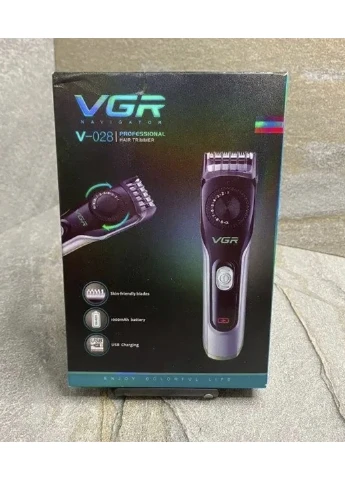 Машинка для стрижки волосся V028 Аккумулятор + USB зарядка VGR (253636972)