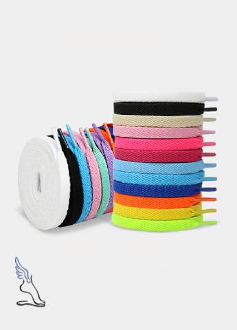 Плоские шнурки для обуви, 120 см, цвет №43 No Brand (254341598)