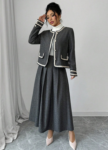 Костюм (жакет, спідниця) SHEIN (340672799)