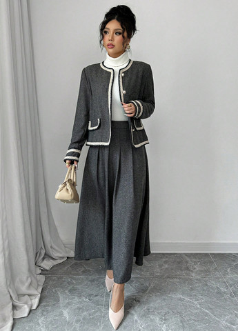 Костюм (жакет, спідниця) SHEIN (340672799)