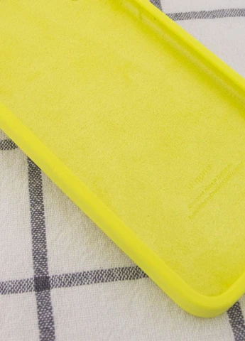 Чехол Silicone Case Square Full Camera Protective (AA) для Apple iPhone 11 Pro Max (6.5') Желтый / Bright Yellow Epik (229728164)