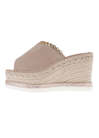 Бежевые шлепанцы KANNA