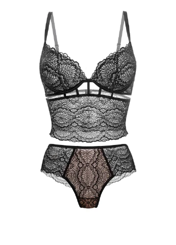 Труси жіночі Gracija-Rim Sharon 36/XS чорно-бежевий 94820 Gracija Rim (256117218)
