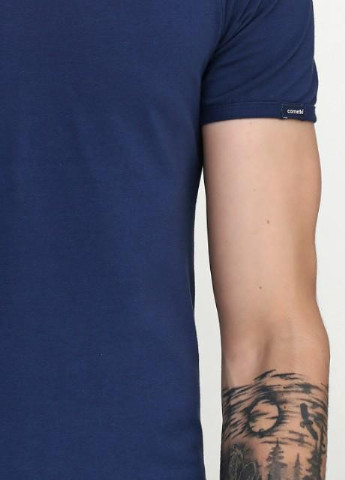 Синяя футболка мужская high emotion синий 531 Cornette