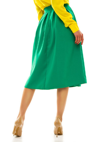Зеленая кэжуал юбка Lady Style
