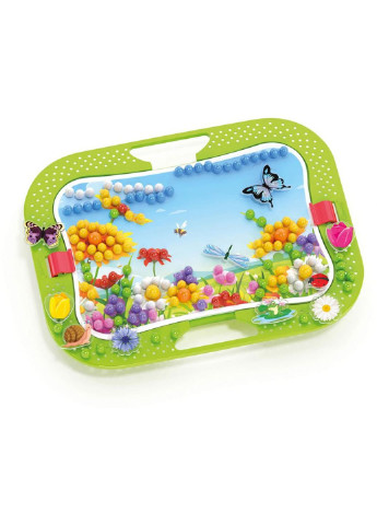 Набір для творчості Мозаїка 300 фішок 16 фігурок дошка 28 х 20 см (0968-Q) Quercetti (254065237)