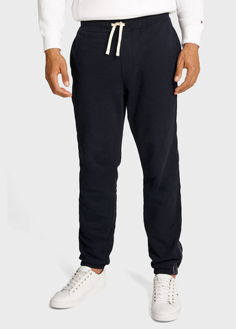 Темно-синие спортивные, кэжуал демисезонные джоггеры, зауженные брюки Tommy Hilfiger