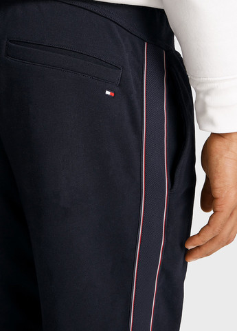 Темно-синие спортивные, кэжуал демисезонные джоггеры, зауженные брюки Tommy Hilfiger