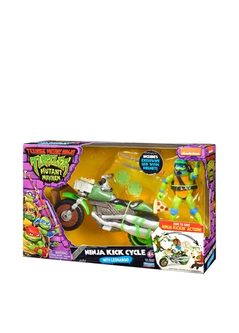 Ігрова фігурка Леонардо на мотоциклі, 11,5 см TMNT (259518377)
