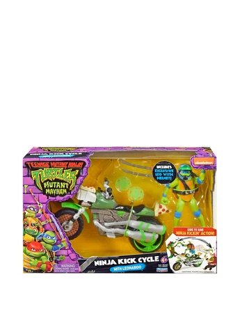Ігрова фігурка Леонардо на мотоциклі, 11,5 см TMNT (259518377)