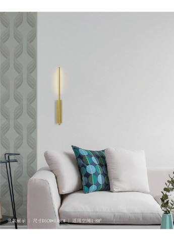 Бра настінний LED C21-1000-gd-k Золото 100х6х6 см. Sunnysky (253626512)