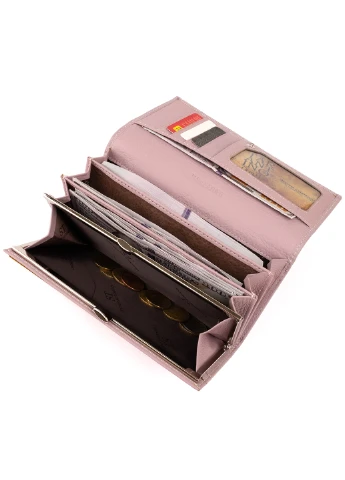 Женский кожаный кошелек 18,5х9,5х2,5 см st leather (229460517)