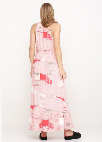 Світло-рожева кежуал плаття, сукня кльош Francesca's з абстрактним візерунком