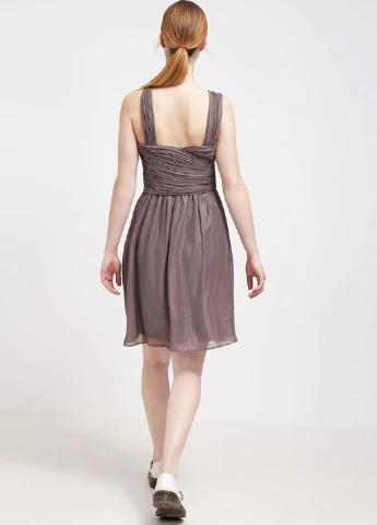Кавова кежуал сукня Esprit однотонна