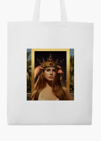 Эко сумка шоппер белая Ренессанс Лана дел Рей (Renaissance Lana Del Rey) (9227-1590-WT2) Еко сумка шоппер біла 41*35 см MobiPrint (219124508)