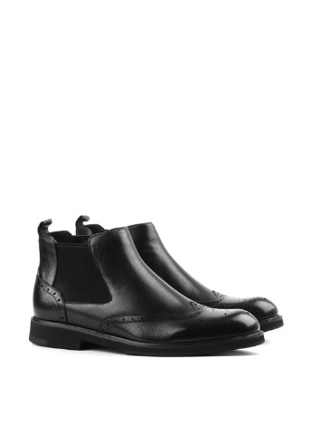 Черные мужские ботинки челси на резинке