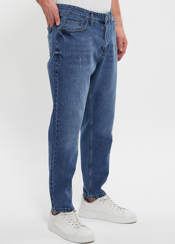 Синие демисезонные мом фит джинсы Trend Collection