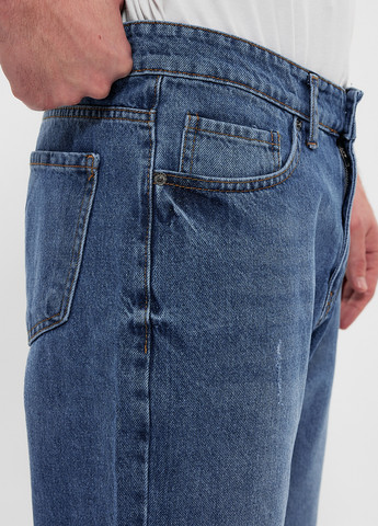 Синие демисезонные мом фит джинсы Trend Collection