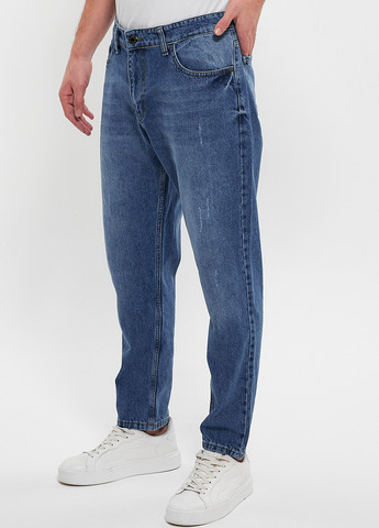 Синие демисезонные мом фит джинсы Trend Collection