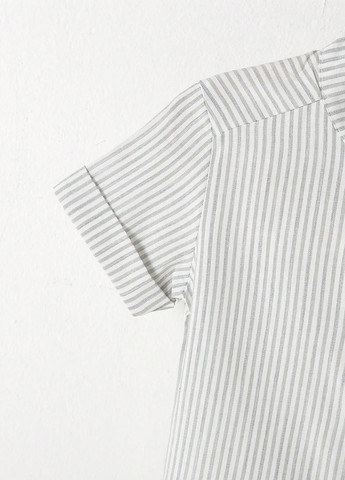 Комбінований літній костюм (сорочка, шорти) з шортами SHEIN