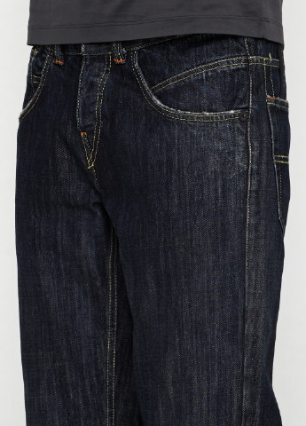 Темно-синие демисезонные прямые джинсы Richmond