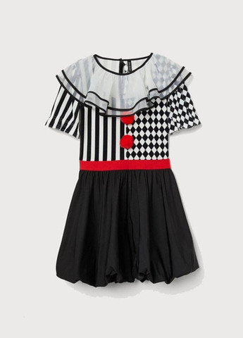 Чёрно-белое платье H&M (267647612)