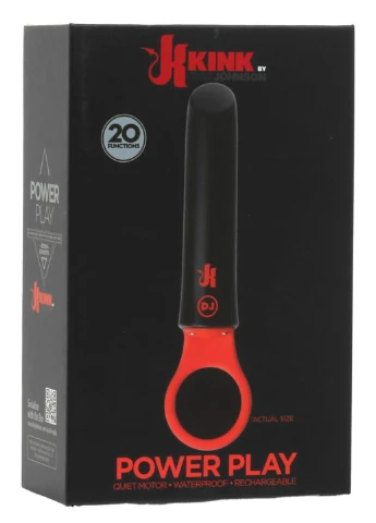 Вибратор Kink - Power Play with Silicone Grip Ring Doc Johnson (255005790)