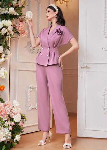 Костюм (блуза, брюки) SHEIN (366090594)