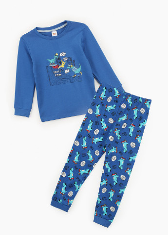 Синяя всесезон пижама Elmos