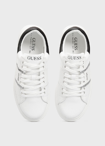 Белые демисезонные кроссовки Guess