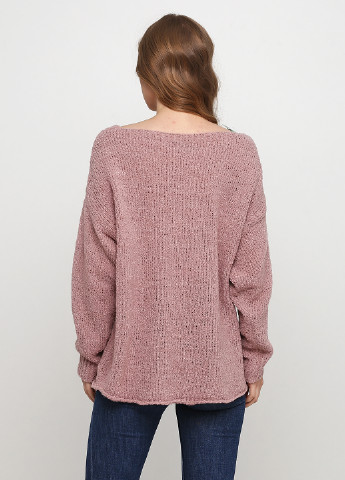 Пудровый демисезонный пуловер пуловер Made in Italy