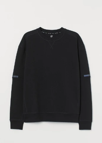 Черный демисезонный свитер H&M
