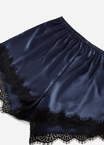 Темно-синій демісезонний піжама (майка, шорти) SHEIN
