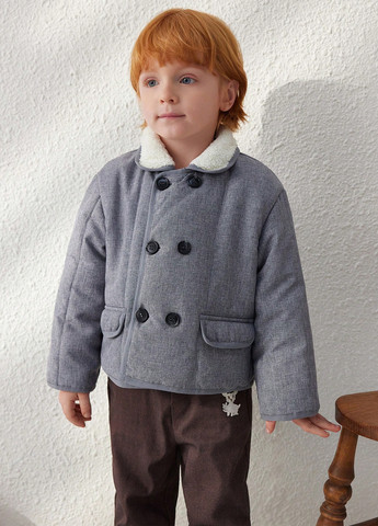 Сіра зимня куртка SHEIN