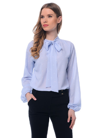 Голубая демисезонная блуза Arefeva